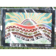Aboriginal Art Print, The Birth of the Sun, A3