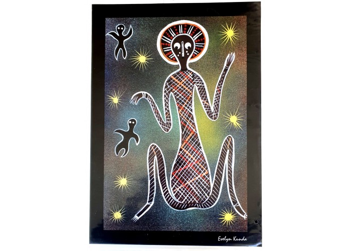 Aboriginal Art Print, The Great Byamee, A3