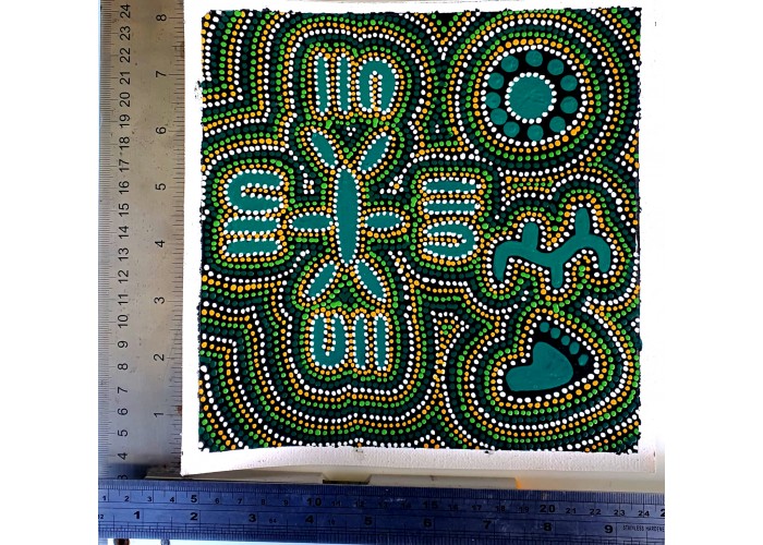 Dot Art Canvas Painting - Nature