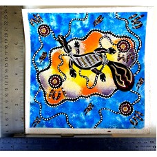 Contemporary Art Painting on Canvas - Platypus Island