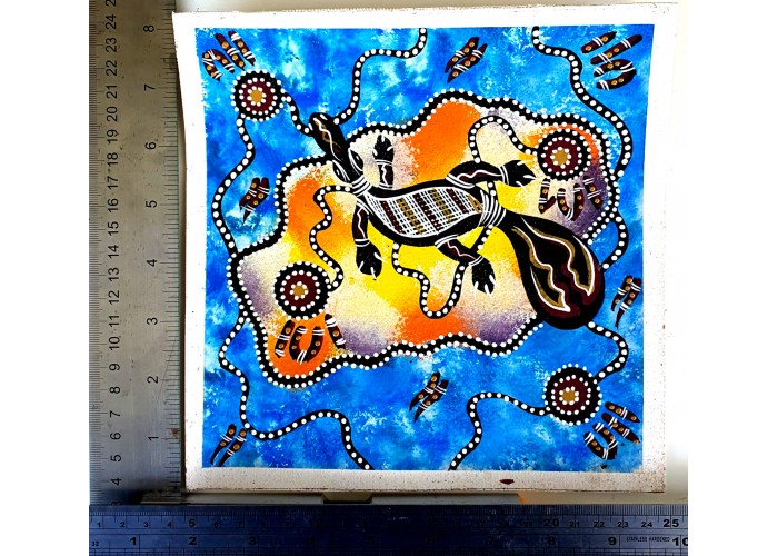 Contemporary Art Painting on Canvas - Platypus Island