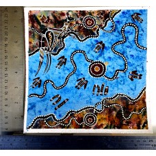 Contemporary Art Painting on Canvas - Waterhole