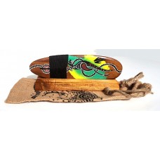Aboriginal Bullroarer - Medium Size Contemporary Art Gift Set Aboriginal Bullroarer - Medium Size Contemporary Art Gift Set